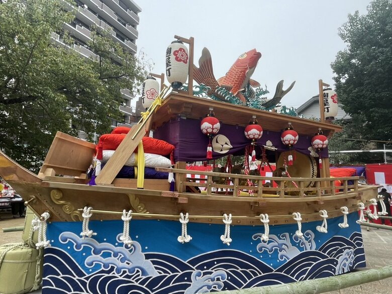 麹屋町の川船
