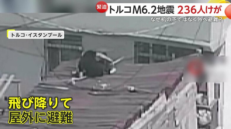 ガレージに飛び降りてきた男性（IHA）