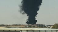 サウジアラビア・リヤドの国際空港で炎と黒煙　原因は不明