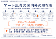 AI時代、「アート思考」はどこまで検証されているのか ― 国内外の定義・実践・効果研究を整理した図解26ページを無料提供