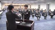セーレンで内定式　来春入社予定の72人が出席　希望する部署に配置し社員の定着へ　　　