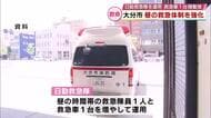 大分市消防局　昼の救急体制を強化　10月1日から“日勤救急隊”を運用　救急車1台稼働増