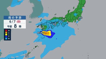 日本の南に“台風のたまご”の熱帯低気圧　台風6号と似たコースで九州に接近し週明けにかけて大雨の恐れ