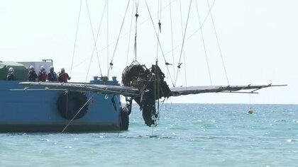 【紫電改】81年ぶり引き揚げの旧日本海軍戦闘機、倉庫へ移動　2027年初めに仮設展示へ　鹿児島・出水市