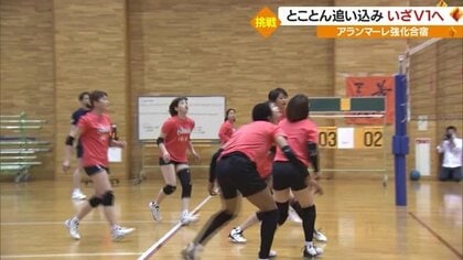 悲願のV1昇格果たした女子バレー“アランマーレ”　徹底した“追い込み”で結束高める【山形発】