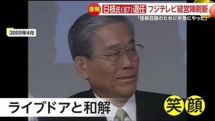 日枝久氏 フジサンケイグループ代表時代名刺 日枝久氏 フジサンケイグループ代表時代名刺 退任の日枝氏、30年