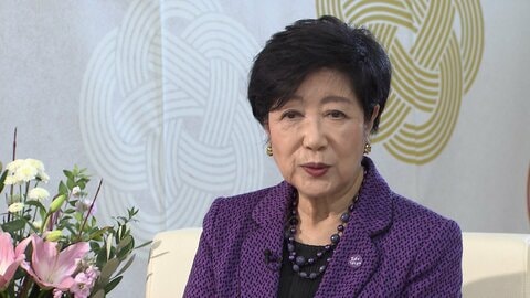小池都知事が子育て支援などの継続を強調「猫の目行政にはしたくない」 新たに不登校対策など予定　FNN単独インタビューで