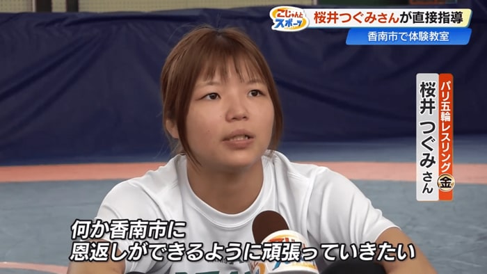 桜井つぐみさん「何か香南市に恩返しができるように頑張っていきたい」