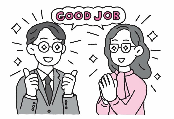 『できるリーダーはどこを「ほめる」のか？』から抜粋（イラスト：福士陽香）