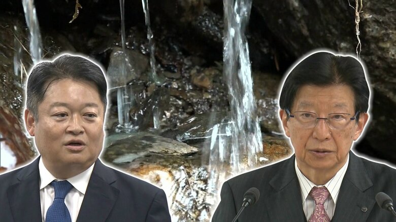 「すごくおかしな議論」山梨県知事がリニアの水めぐる静岡県の言い分を批判　川勝知事も方針転換【静岡発】｜FNNプライムオンライン
