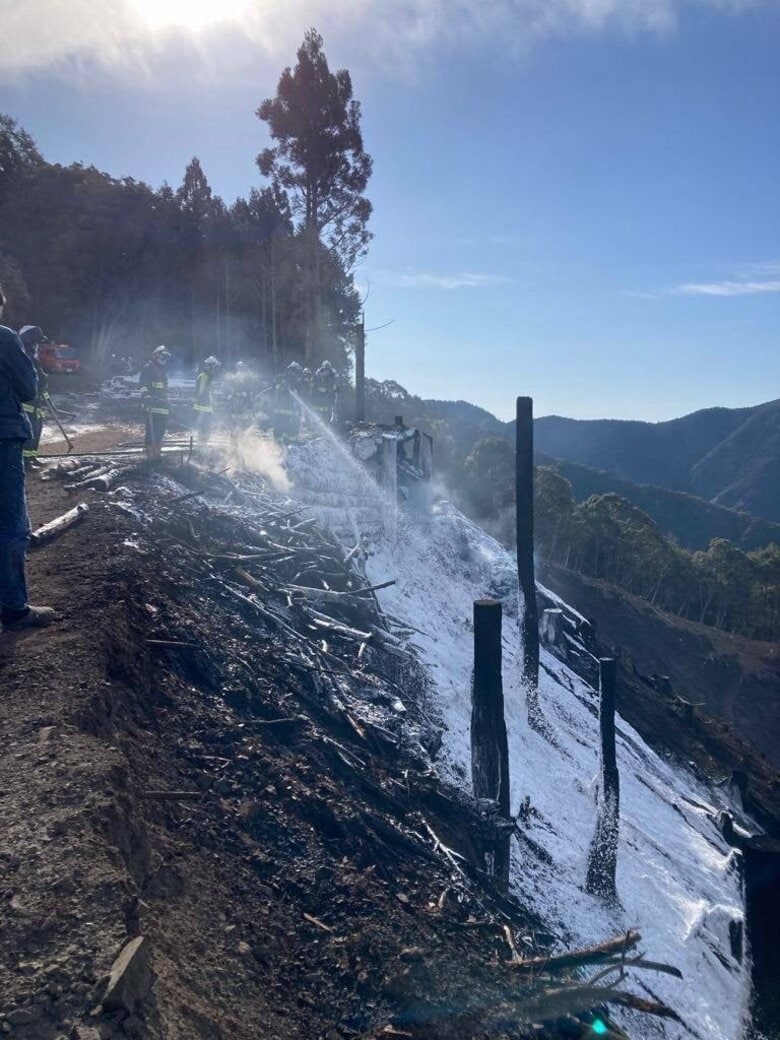 【速報】徳島県の山林火災　ほぼ消し止められ警戒態勢解除｜FNNプライムオンライン