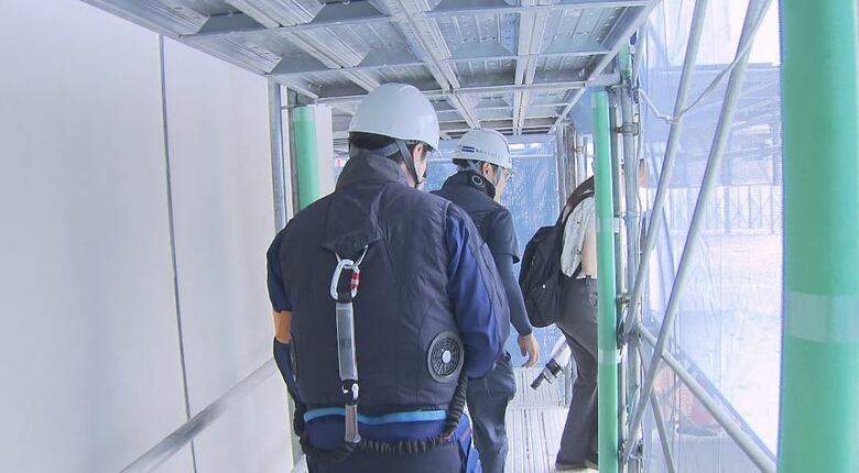 「労災」2026年は半年で9人死亡　そのうち4人が建設業　現場の「墜落・転落」対策などを労働局長が視察　熱さ指数を示すサイネージなど「熱中症対策」も確認　7月7日まで「全国安全週間」　長野｜FNNプライムオンライン