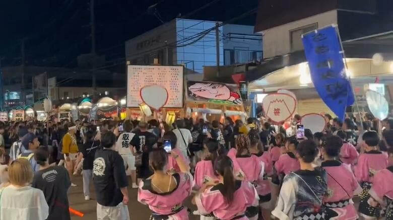 【速報】新潟・阿賀野市の水原まつりで灯籠とアーケードの柱に挟まれて10代男性が重体　ほか2人がケガで救急搬送｜FNNプライムオンライン