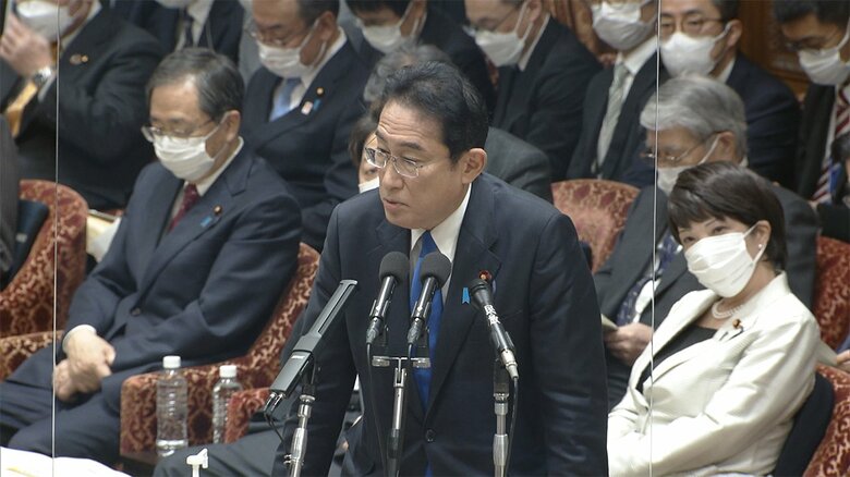 「できるだけ早く示したい」岸田首相 1月31日