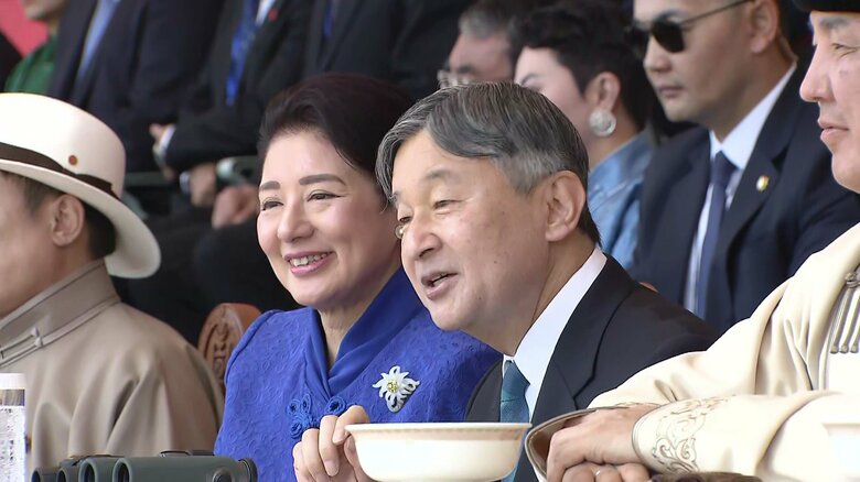 モンゴル訪問中には「ナーダム」を観覧された（2025年7月）