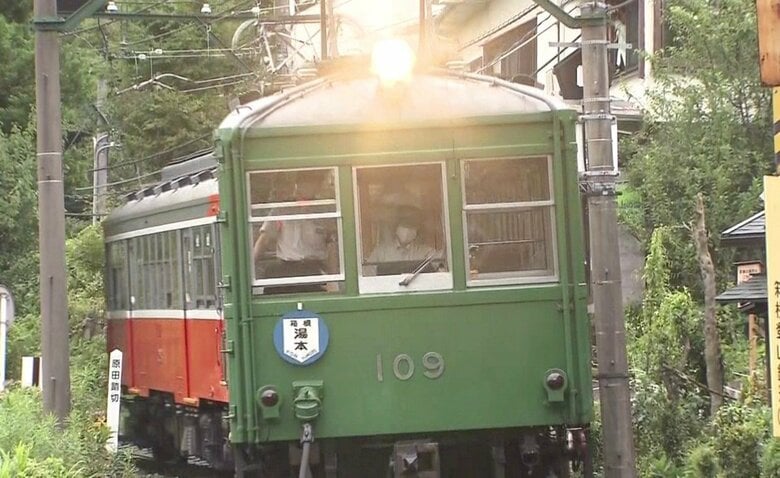 2020年7月に台風被害から運転再開　走行する109号　