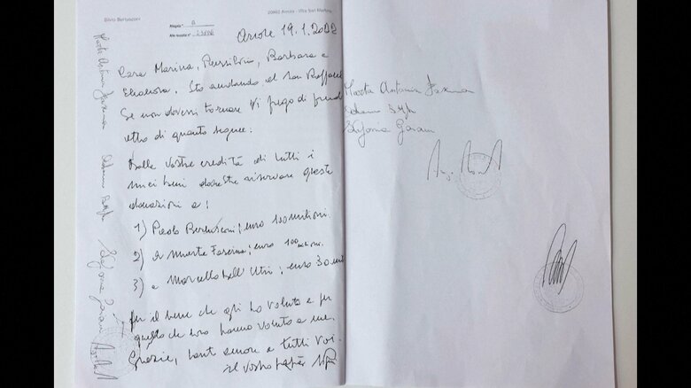 ベルルスコーニ氏の「3通目の遺書」