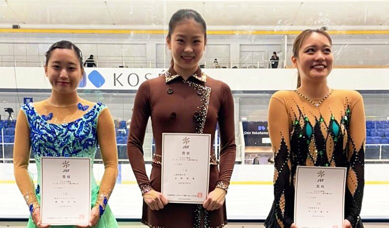 シニア女子表彰台（関東選手権）