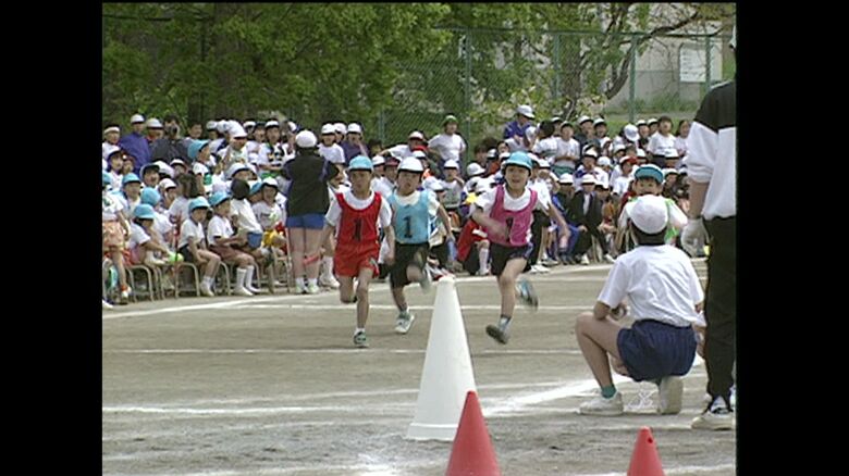 1993年・札幌の運動会でのリレー