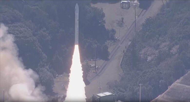 発射直後の「カイロス」