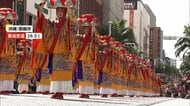 琉球王国時代を再現…沖縄の「絵巻行列」　お台場では“よさこい踊り”全国80チーム参加　3連休中日で各地にぎわい