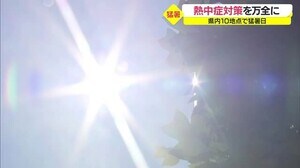 3日連続の猛暑日に 山形市では36℃超え 熱中症に十分な対策を 山形
