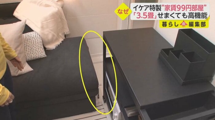 人が通れなさそうな空間だが…