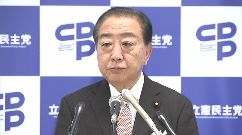 立憲・野田代表「早急に辞任を」　核兵器保有発言の官邸関係者「首相のそばにいること自体に問題ある」｜FNNプライムオンライン