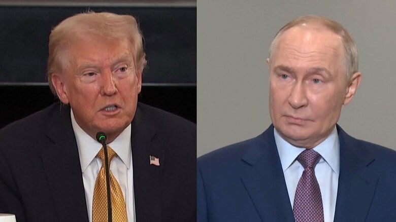 トランプ氏、プーチン氏に「非常に失望」 ウクライナ和平合意の見通しなければ会談しない考え|FNNプライムオンライン