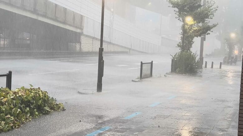 ゲリラ豪雨のなか“突風被害”…名古屋地方気象台が熱田区や中川区で現地調査 突風の種類を特定し公表予定｜FNNプライムオンライン