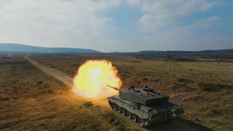英･主力戦車「チャレンジャー2」を供与へ　ウクライナ兵訓練も終了｜FNNプライムオンライン