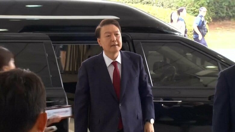 韓国・尹錫悦前大統領がソウル高等検察庁に出頭　捜査機関の取り調べを受けるのは今年1月以来｜FNNプライムオンライン