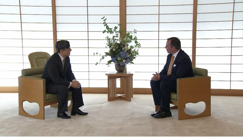 ルクセンブルクのギヨーム皇太子と面会された　6月10日