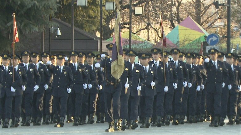 警視庁「年頭部隊出動訓練」（13日）