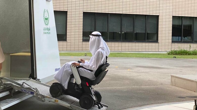 SPS-AMVはスロープでの乗車も可能（提供：三笠製作所）