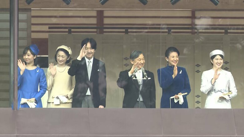 2月23日　天皇誕生日一般参賀