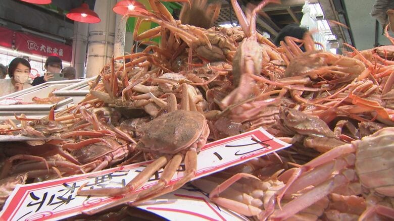 山盛りのズワイガニ