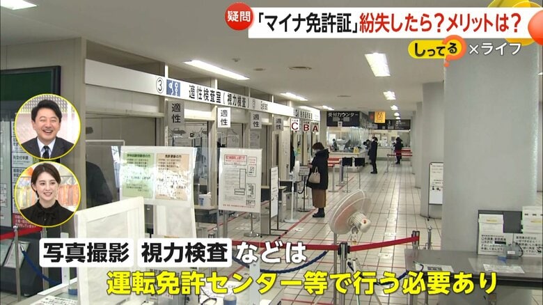 写真撮影や視力検査などには出向く必要があるマイナ保険証