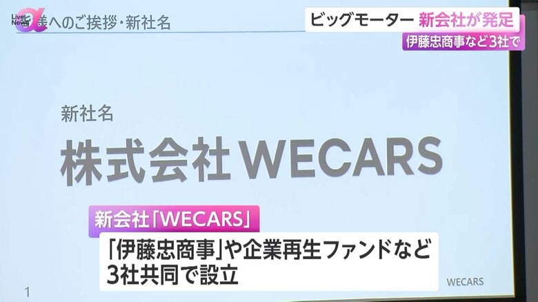 大手総合商社の「伊藤忠商事」や企業再生ファンドなどの3社共同で設立