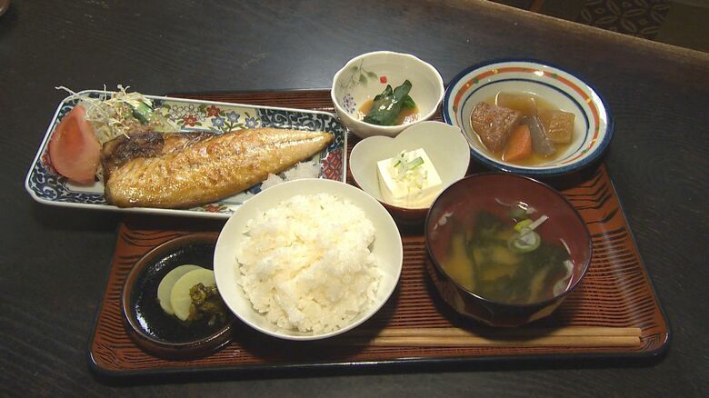 鯖の塩焼き定食