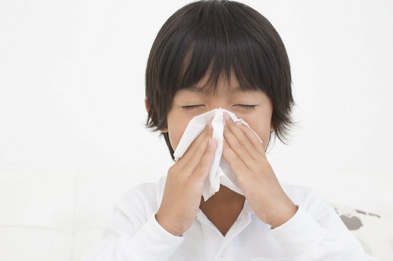 子供の場合は「鼻づまり」が口呼吸を発見するポイント（イメージ）