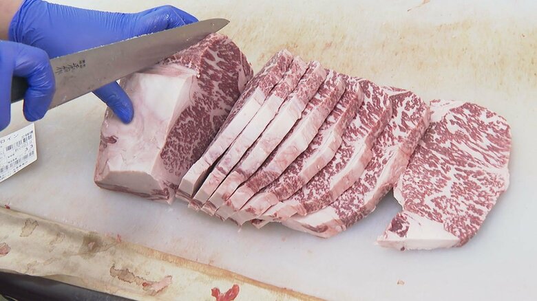 精肉コーナー（千葉県の店舗）