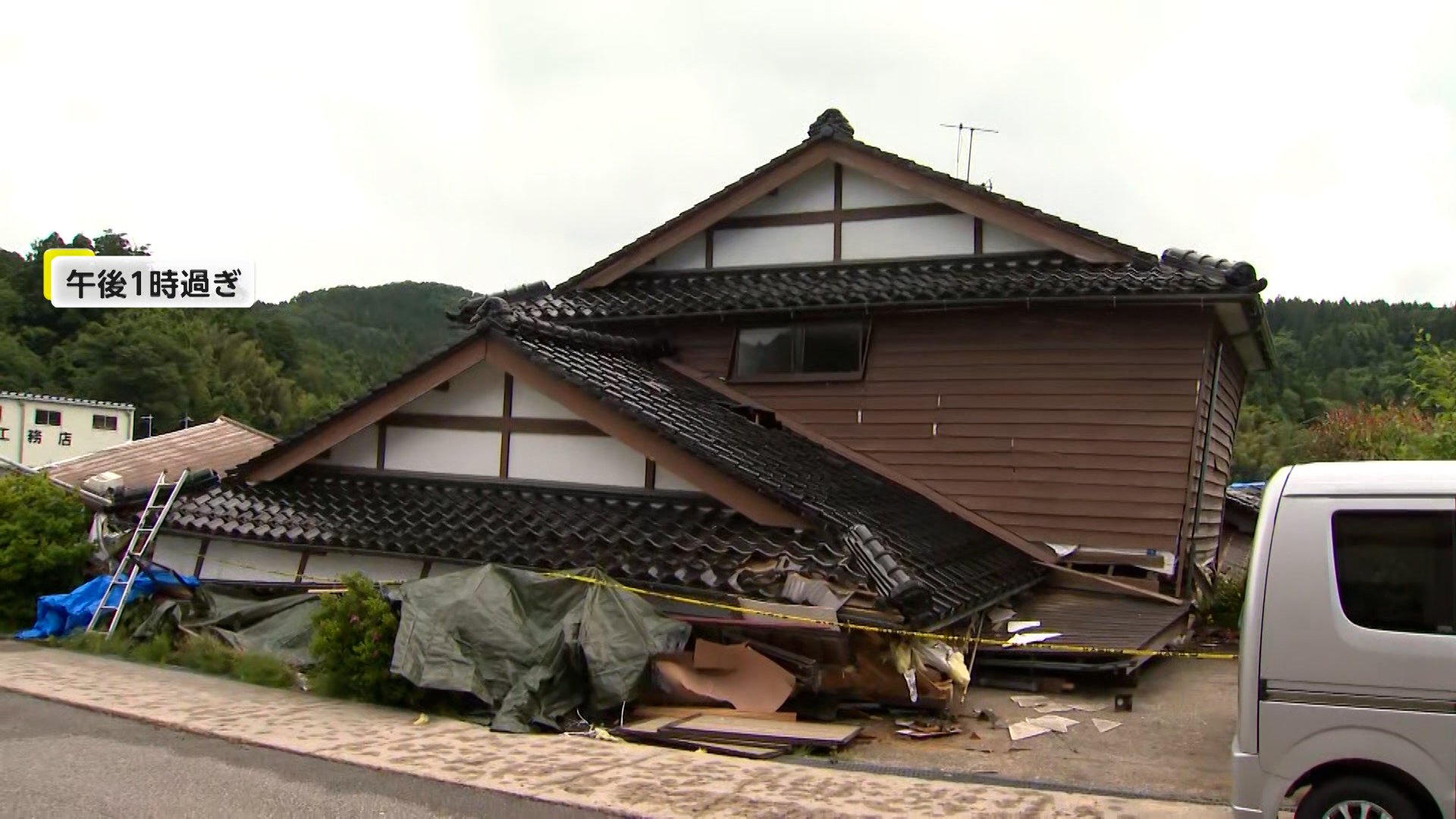 石川・輪島市と珠洲市で再び震度5強　崩れかかっていた住宅など5棟が倒壊