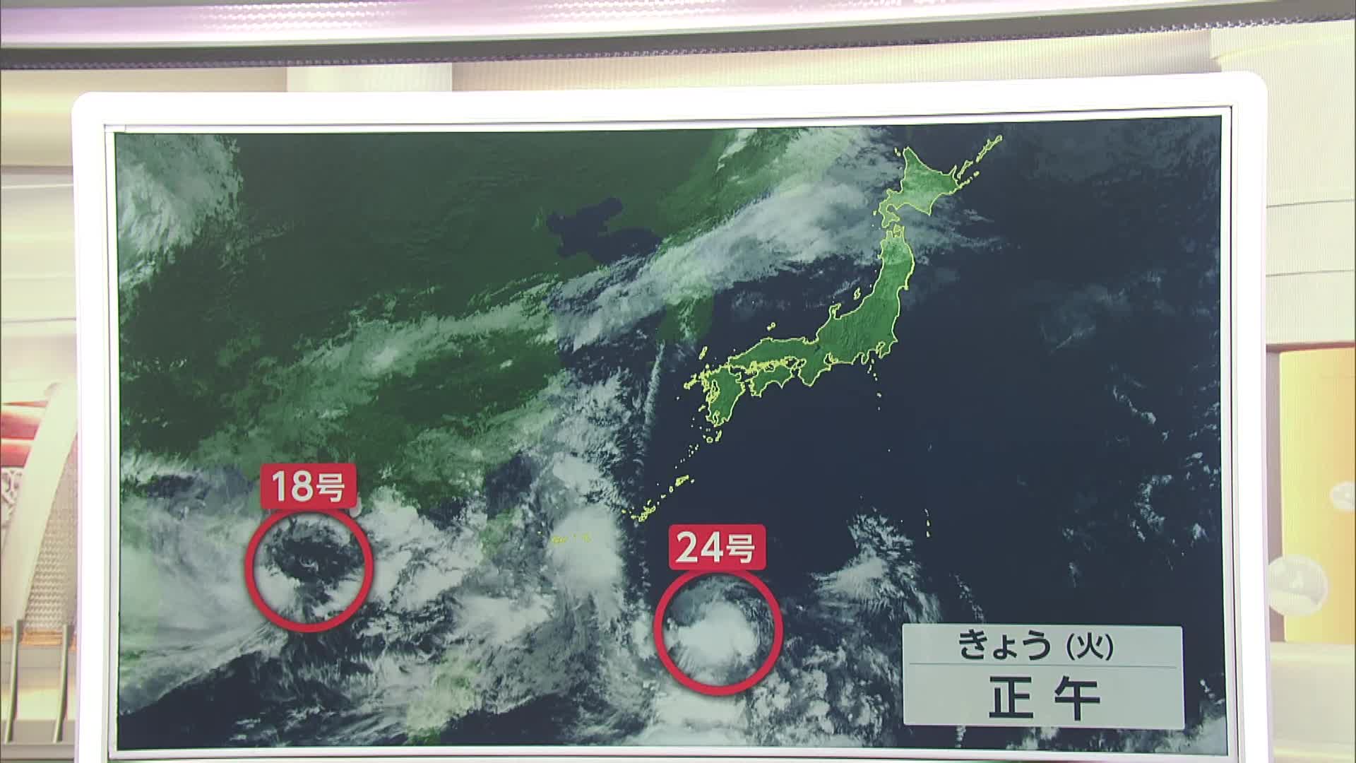 【台風情報】台風24号は“迷走台風” 接近前から各地で大雨か 北陸や熊本で災害に警戒 近畿・東海は道路の冠水に注意 関東でも警報級大雨の恐れ