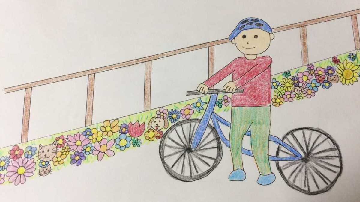 自転車の迷惑駐輪を 幻の花壇 で解消 発案者は小2男子 人はきれいなものを汚したくない