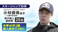小林陵侑選手（岩手・八幡平市出身）個人総合2位　ノルディックスキージャンプW杯