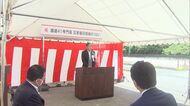 去年7月の豪雨で500mにわたり崩壊…国道41号線の全面復旧祝うイベント 下呂市長「重要な道路で感謝」