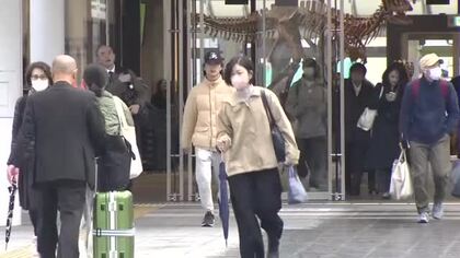 冬型の気圧配置で福井県内に強い寒気　最低気温は勝山4.9度、大野5.5度　夜遅くにかけ突風や急な強い雨に注意を