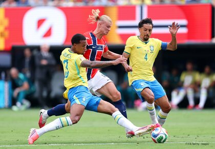 ノルウェーがブラジルに2-1勝利　怪物ハーランドの豪快2発　ブラジルがベスト16敗退、選手らぼう然