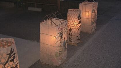 「催事は1,2年やめると後が続かない…」夏祭りに並ぶ行灯“たんころりん”　 コロナ時代だからこそ絶やさぬ灯